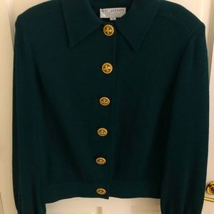 St. John Knit Buttoned Blazer